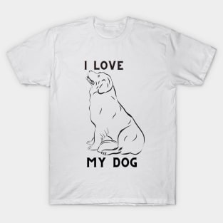 i love my dog T-Shirt